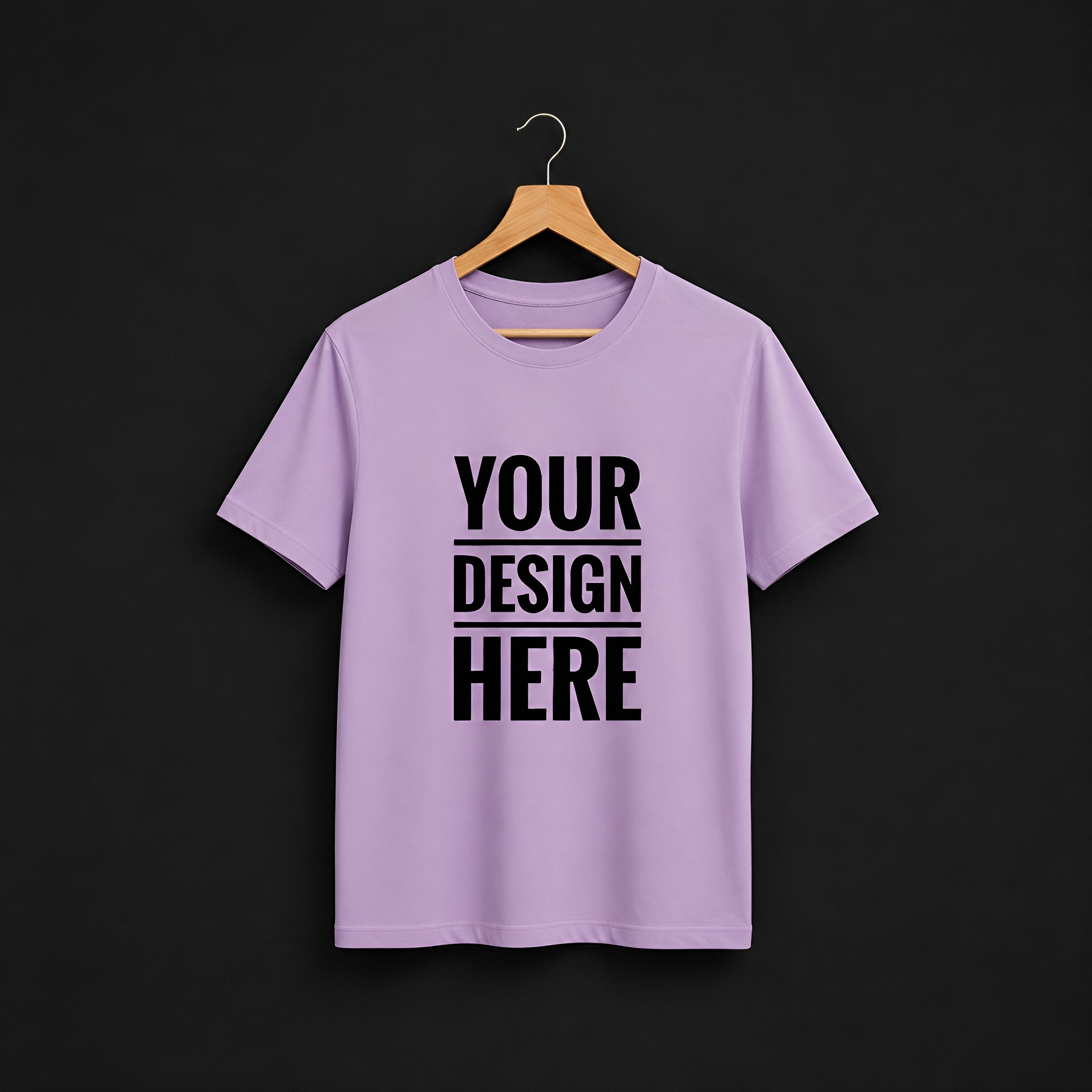 Lavender Cotton Regular Fit T-Shirt