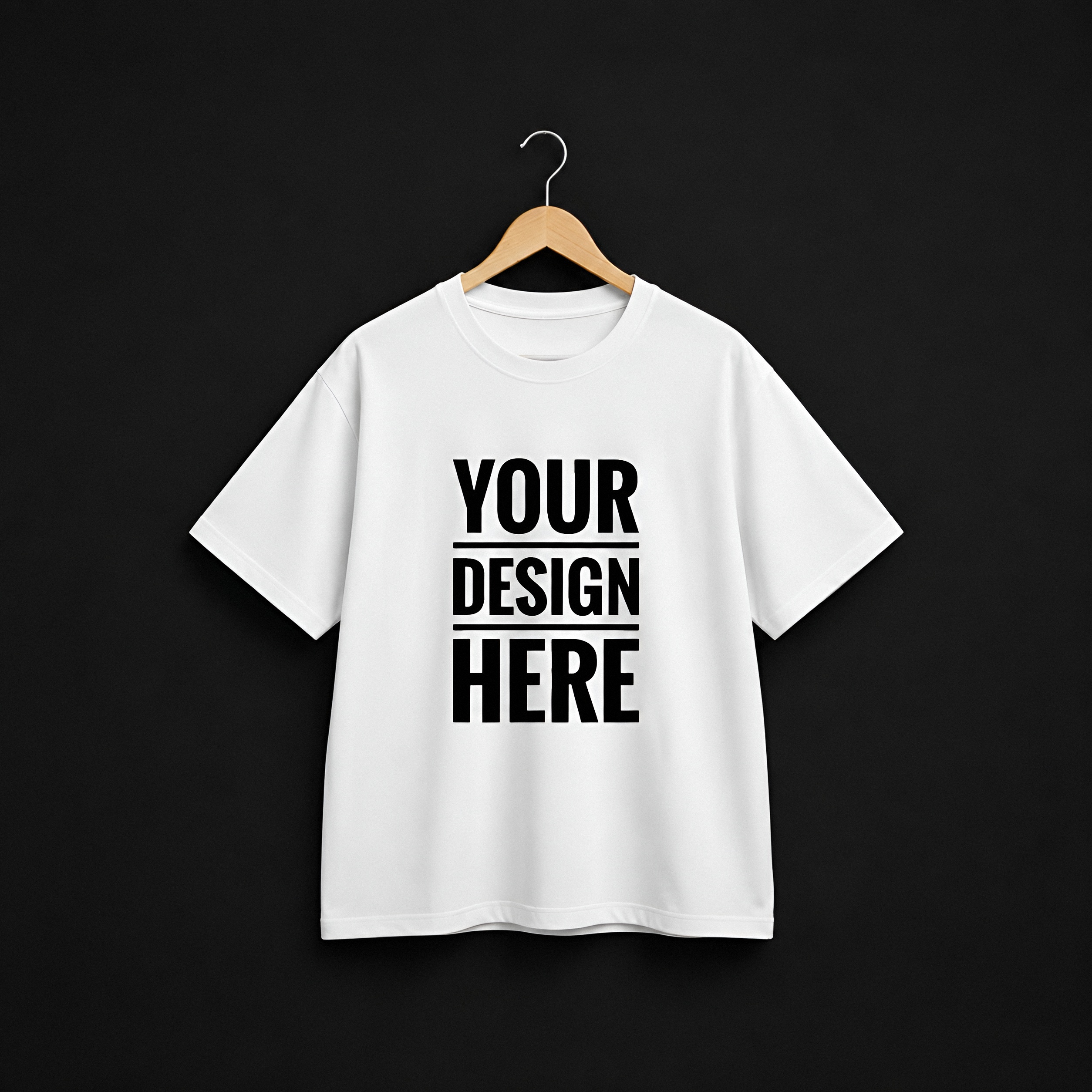 White Cotton Relaxed Fit T-Shirt
